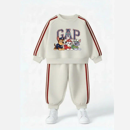 2026 Spring New Style Children's Long Sleeve Clothing Sets Boys Casual Tracksuit Kids O Neck Hoodies and Long Pant Two Piece