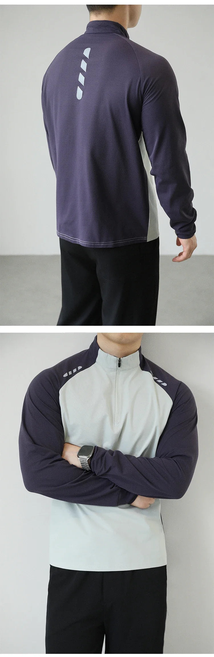 Men's Quick-drying Fitness Sportswear  Quick - Dry Outdoor Cycling & Fitness Long - Sleeve T - Shirt