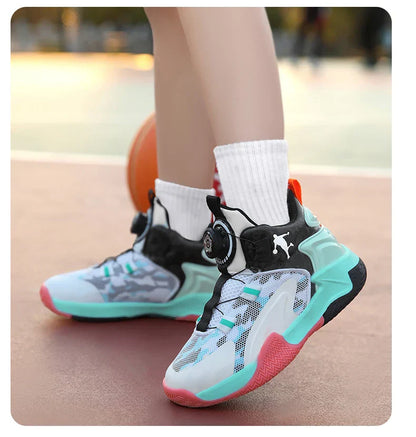 Kids Basketball Shoes Boys Sneakers Non-slip Child Trainer Basket Shoes Outdoor Children Sport Shoes Sneakers Sportschuhe Kinder