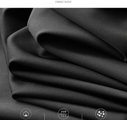 New Ice Silk Casual Pants Men Spring and Summer Mid Straight Thin Breath Pants Comfortable Light Elastic Loose Trousers