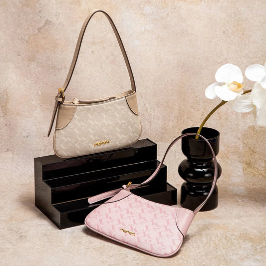 Light-Colored Seasonal New Arrival Women's Handbag Color-Block Design Minimalist and Versatile Elegant Women's Shoulder Bag