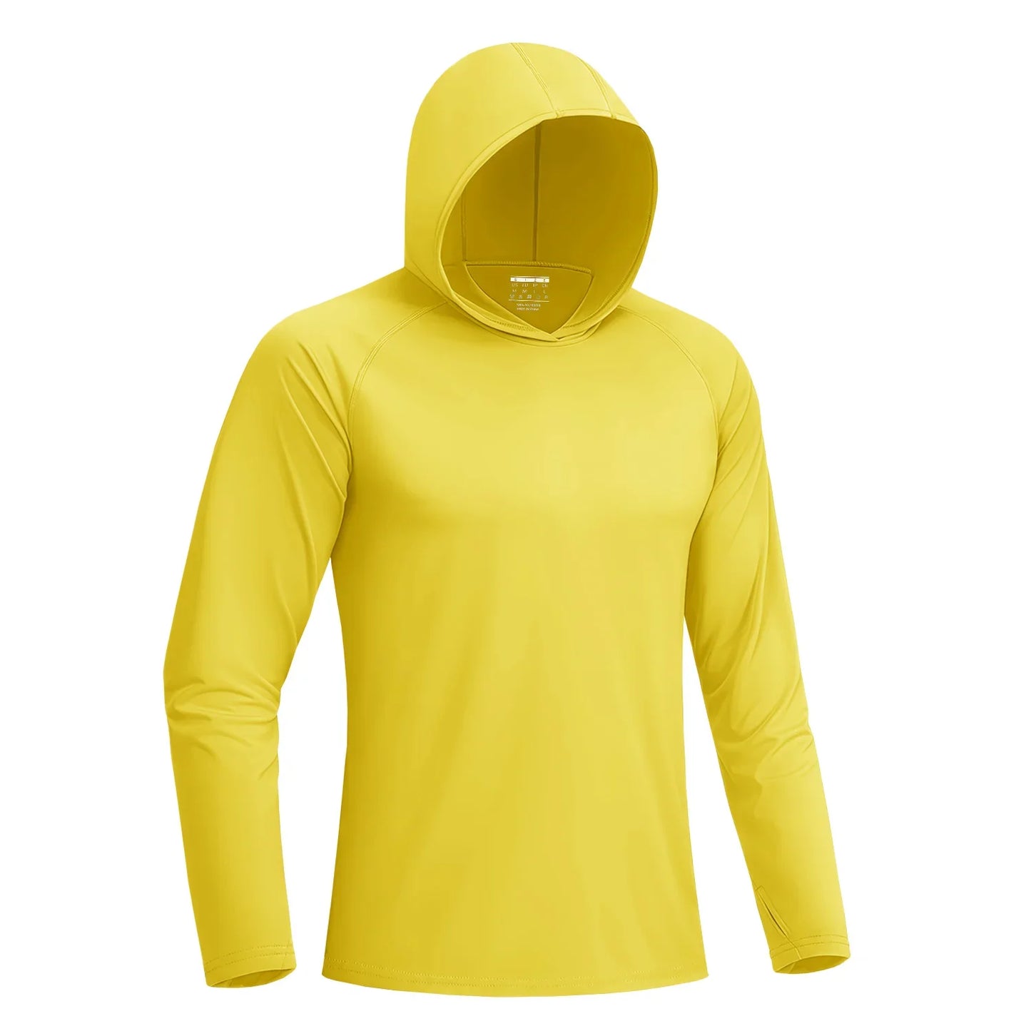Sun Protection Shirts Mens Long Sleeve Hoodie Casual UV-Proof T-Shirts Breathable Lightweight Quick Dry T shirts Swim