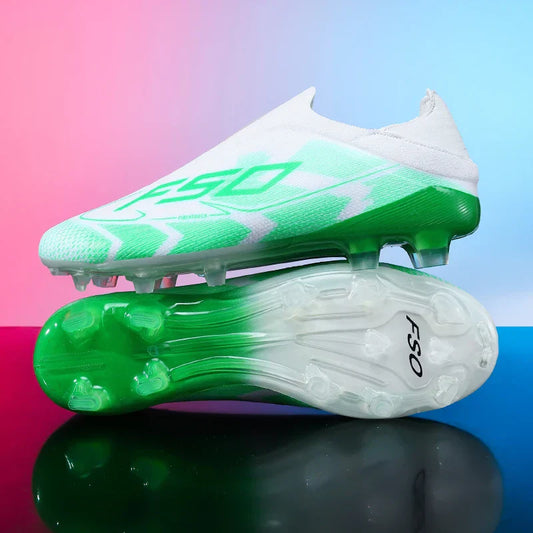New Men Football Boots Non-Slip Boys Cleats Hot-selling Soccer Shoes Grass Outdoor Match Sneakers High-quality High-top Light