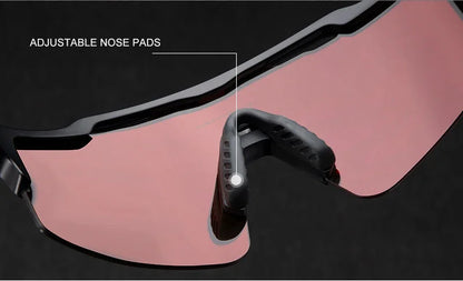 Photochromic Cycling Glasses MTB Riding Skating Sunglasses UV400 Polarized Fishing Goggles Man Woman Bike Bicycle Eyewear