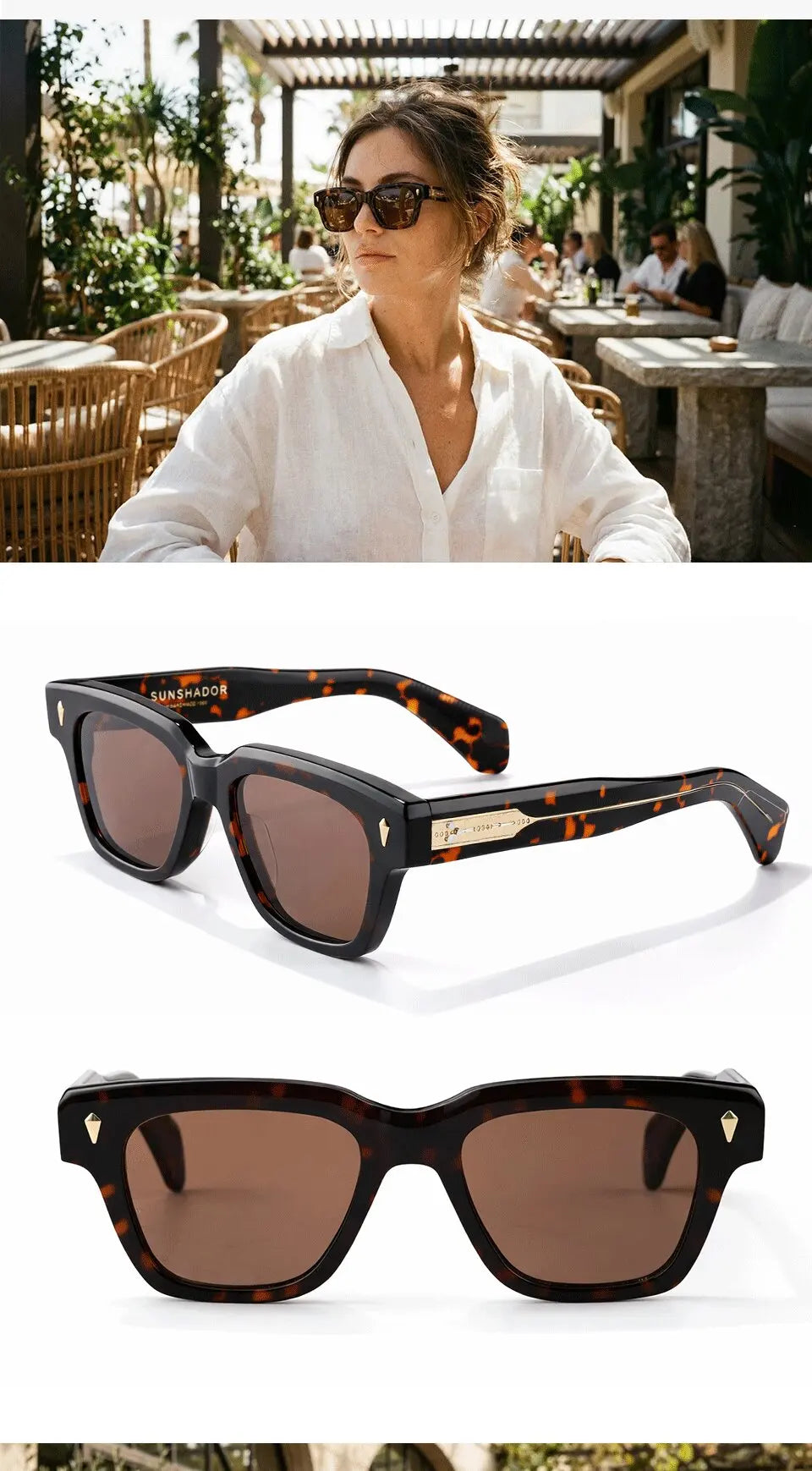 Luxury Brand Original Top Quality Sunglasses Handmade Acetate Men Gafas De Sol Designer Women Outdoor UV400 Protective SUN GLASS