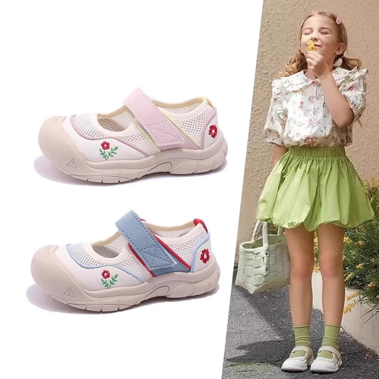 Kids mesh sneaker Anti-slip Sandal Toddler Boy Sports Shoe Girl Children Breathable Beach Sandal Soft Bottom sports casual Shoes