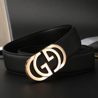 High Quality Luxury Brand Designer Casual pants Belts Male Buckle Men belts Genuine Leather Belt Strap for Jeans