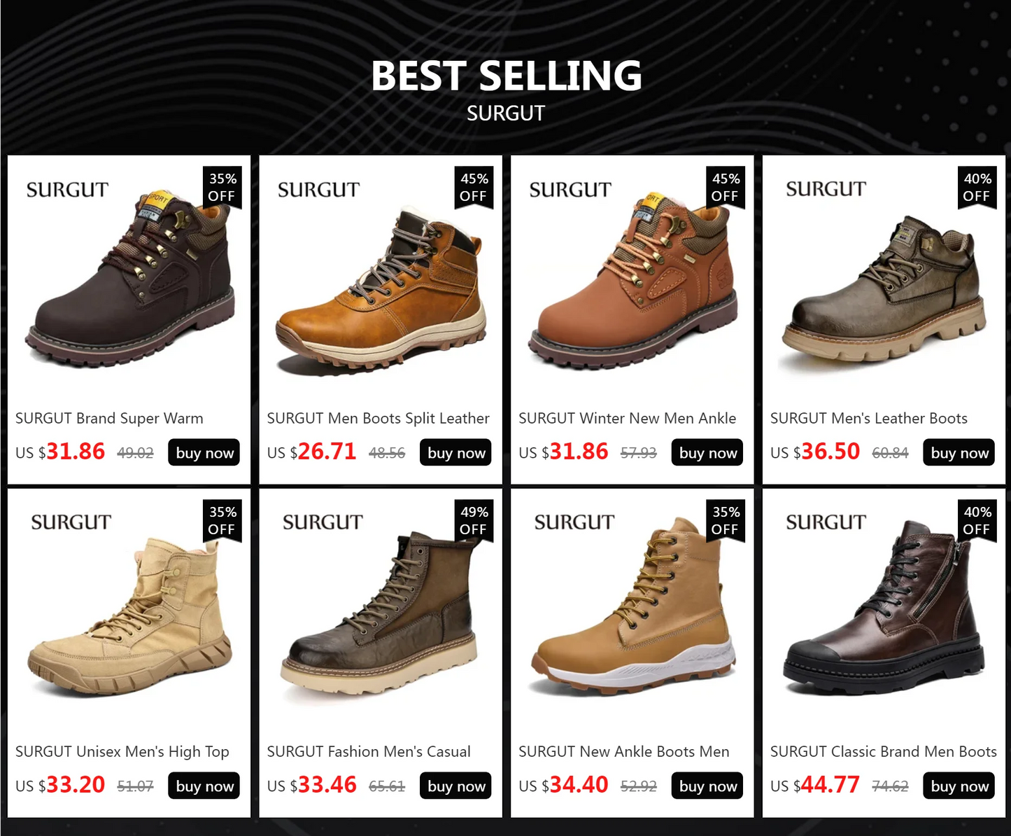 Men's Leather Boots 2026 New Ankle Motorcycle Boots Retro Handmade Luxury Lace Up Waterproof Shoes For Men Working Boots