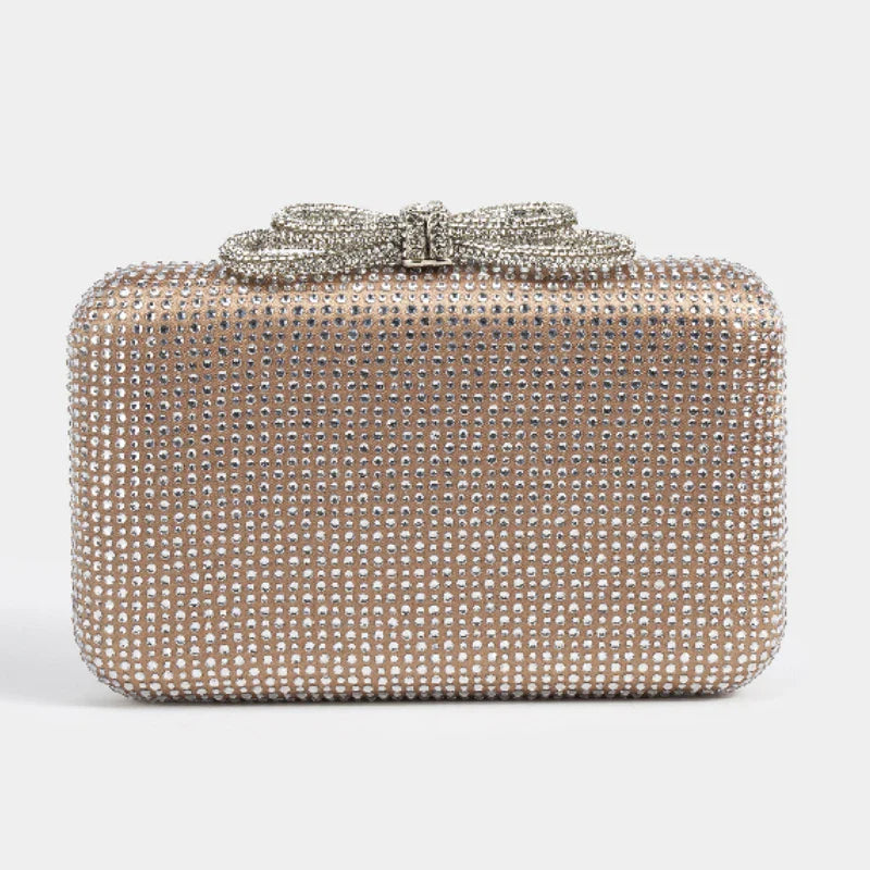 Diamond Evening Bag Clutch Silk Fabric New Crossbody Shoulder Fashion Luxury Brand Vip Women's Purses Bags Casual Party Handbag