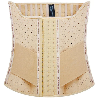 25 Steel Bones Latex Waist Trainer Body Shaper Long Torso Tummy Control Corset Shapewear Women Waist Cincher Slimming Belly