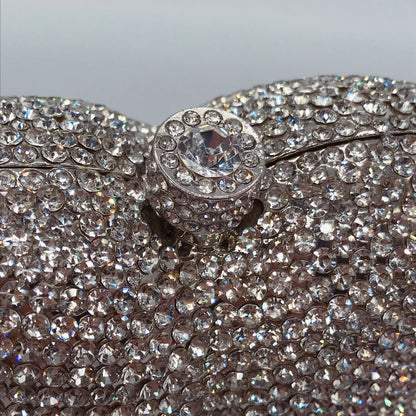 Heart Shaped Crystal Evening Clutch Bag Women Luxury Designer Rhinestones Purses And handbag Wedding Party Stones Day Clutches