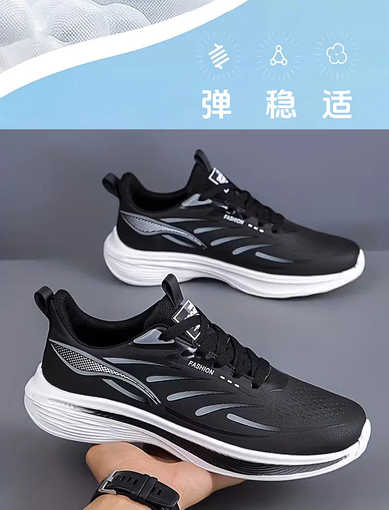 2026 New Ultra Light Sports Shoes Lightweight Soft Soled Men's Running Shoes Plus Size Casual Men's Shoes 39-47