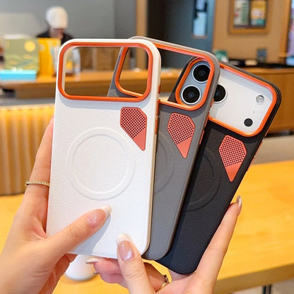 Iphone 17 Pro Máx Case ELVEV Magnetic Luxury PU Leather Heat Dissipation Protection Cover for iPhone 17, Air