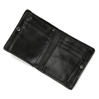 Men Card Holder Geestock Men's Wallet Rfid Credit Card ID Short Wallet Fashion Multi Card Retro Cowhide Coin Purse Casual wallet
