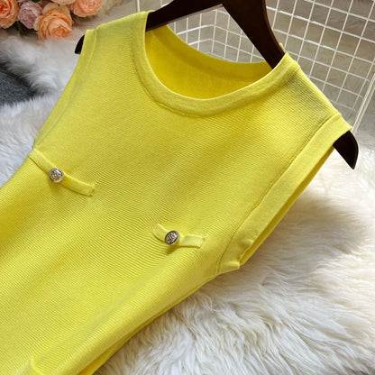 Chic Fashion 2026 Summer Pleated Short Dress Women O-neck Slim Waist A-line Party Dress Streetwear Lady Outfits Vestido