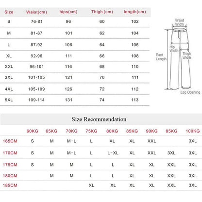 Asian Size Men City Pants Cargo Trousers Multi-pocket Waterproof Wear-resistant Casual Training Overalls Clothing