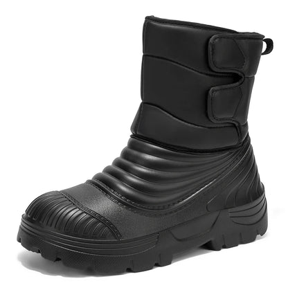 New men's winter snow boots thickened waterproof windproof warm boots comfortable outdoor mountaineering men's boots plus size