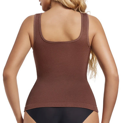 3PCS Square Neck Shapewear Tank Tops for Women Shapewear Tank Tops for Women Compression Tanks Body Shaper Camisole Cami Tops