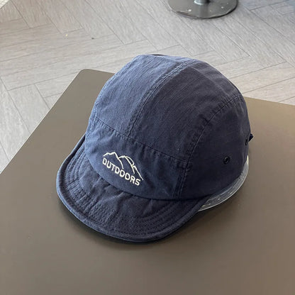 Baseball Caps for Women Short Brim Baseball Hat Men Sunshade Peaked Cap Cotton Outdoor Mountaineering Duckbill Hat Visors 모자