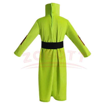 Seven Dwarf Man Costume Snow Princess Outfit Christmas Child Boys Girls Big Ears Elf Pixie Cosplay Santa Party Clothes For Kids