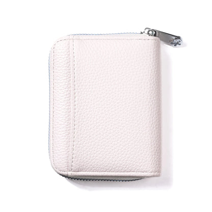 Nouveau porte-monnaie simple en cuir PU pour femmes et hommes, mini portefeuilles zippés, portable, avec plusieurs fentes pour pièces de monnaie, porte-cartes, petit portefeuille