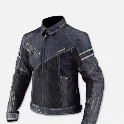 JK006 Jacket Spring Breathable Denim Mesh Racing Ride High-performance Drop Resistance Clothing Motorcycle Jacket