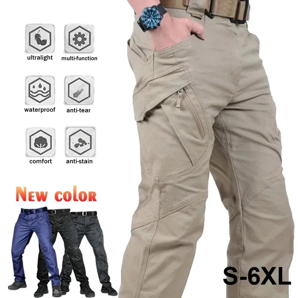 IX9 Tactical Pants Men Classic Hiking Trousers Outdoor Hunting Camouflage Men Cargo Pants for Men Hunting Style Casual Pants