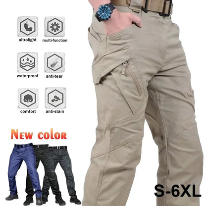 IX9 Tactical Pants Men Classic Hiking Trousers Outdoor Hunting Camouflage Men Cargo Pants for Men Hunting Style Casual Pants