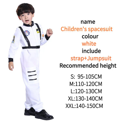 Astronaut Kostuum Voor Kids Space Pak Rol Spelen Dress Up Kostuum School Uniformen Cosplay Party