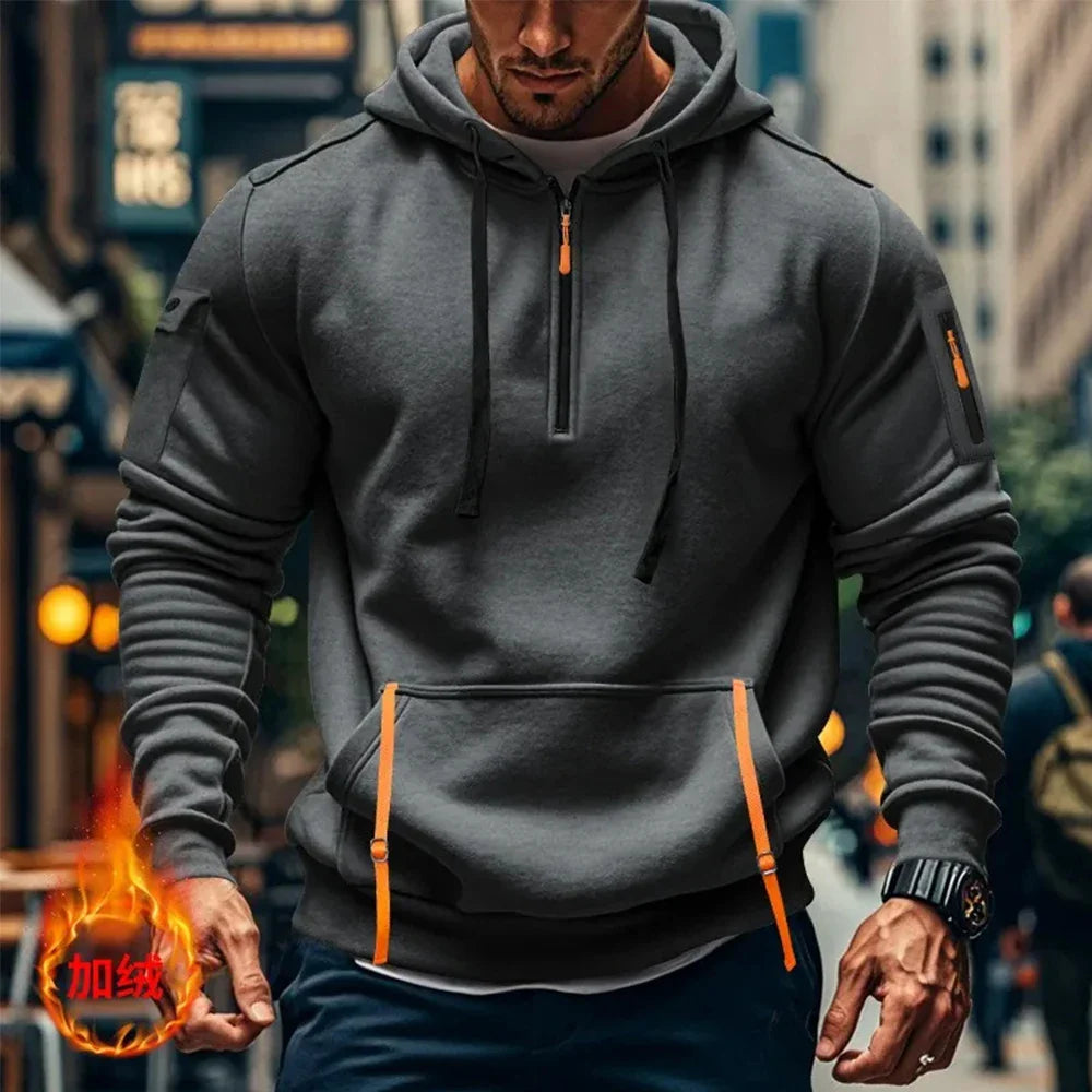YART Logo Motorcycle Racing Team 2026 New Men's Multi Pocket Half Zipper Women's Fashion Sports Hoodie