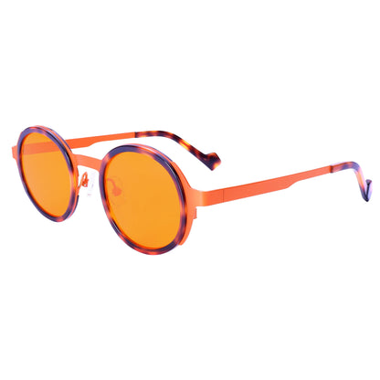 Retro Polarized Sunglasses UV400 Light Luxury Anti-Scratch Lightweight Urban Art Style Eyewear for Men Women