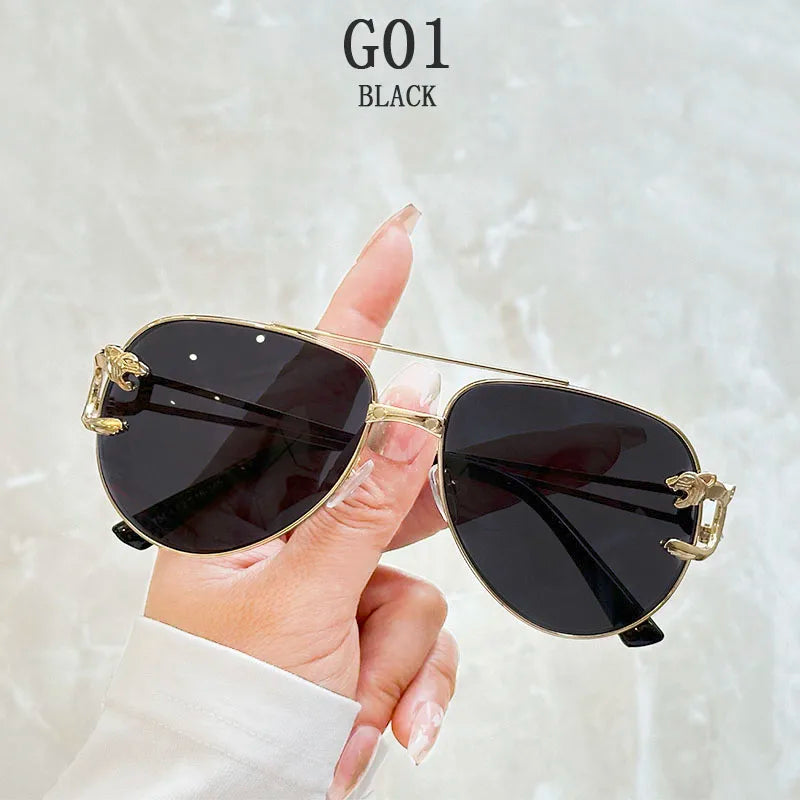 Luxury Sunglasses Women 2025 Fashion Glasses Vacation Oval Sunglass Luxe Femme Lunette Soleil Femme Lentes De Sol Mujer Vintage