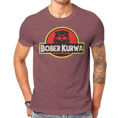 Bober Kurwa Tshirt Graphic Men Tops Vintage Summer Cotton Streetwear T Shirt