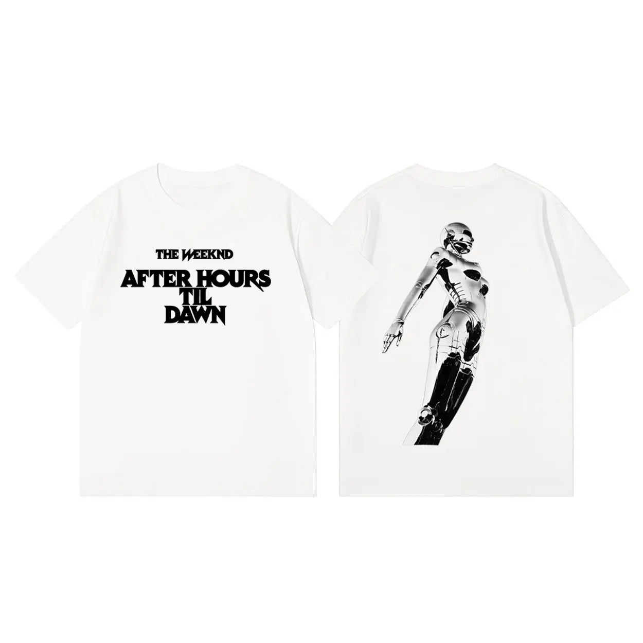 The Weeknd After Hours Til Dawn Tour 2026 Graphic T Shirts Harajuku Hip Hop Short Sleeve T-shirt Unisex Fashion Casual T-shirts