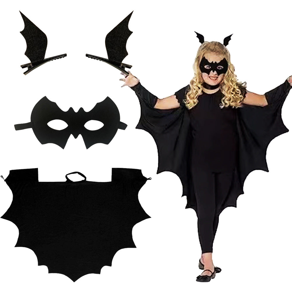 1set/lot cosplay bat costumes girl boy halloween party costumes