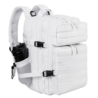45L/35L/25L Tactical Backpack for Men and Women Waterproof Athlete Gym Outdoor Bag Travel Hiking Rucksack with Bottle Holder