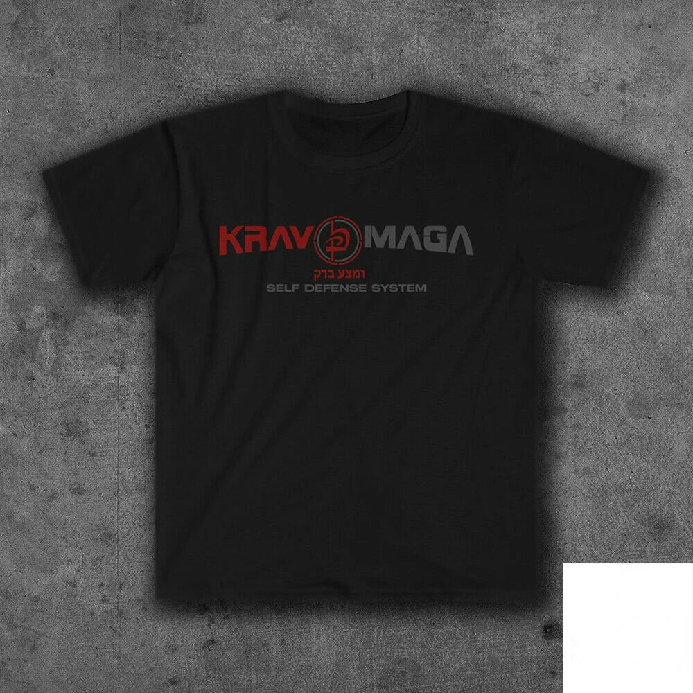 NEW Krav Maga Israel Self Defense System Combat Army Men T-shirt Short Sleeve Casual Cotton O-Neck Summer Shirts