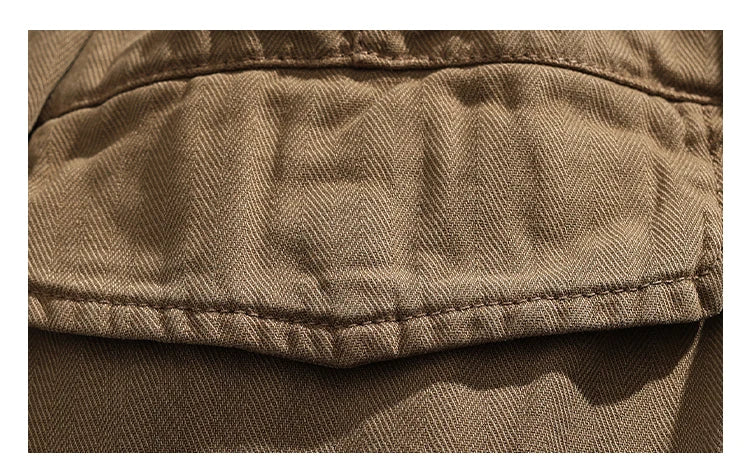 Japanese Vintage Cargo Pants Men Premium Cotton Loose Fit Straight Leg American Fashion Casual Trendy Streetwear Long Workwear