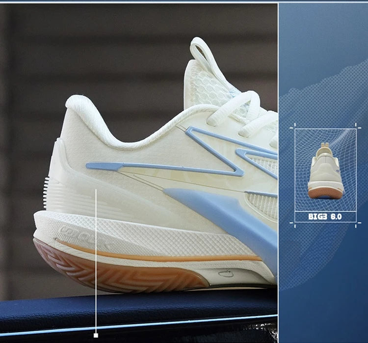 BIG3 6.0 Men's Basketball Sports Shoes Wear-Resistant Non-Slip Combat Breathable Rebound Sneakers Male 672521121