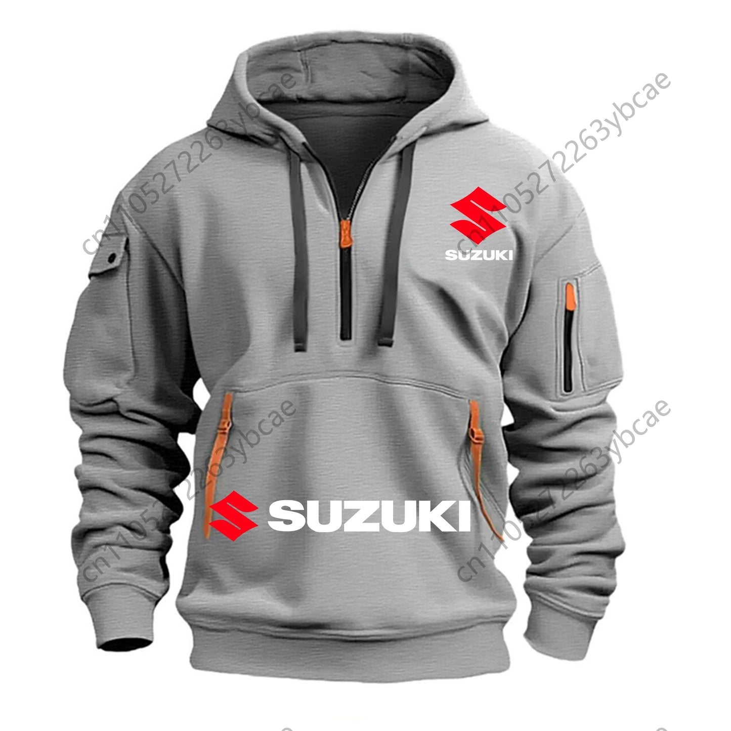 New Men's Hooded Sweatshirt, Outdoor Sports Sweatshirt, Autumn and Winter Casual Motorcycle Enthusiast Sweatshirt