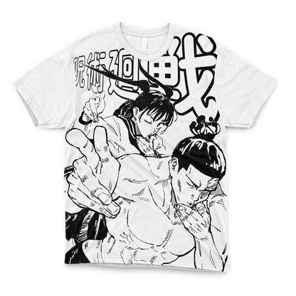 Japanese Anime Jujutsu Kaisen Gojo Satoru T Shirt Otaku Harajuku Style Casual Sports Tops Trendy Japan Cartoon Men's T-shirts