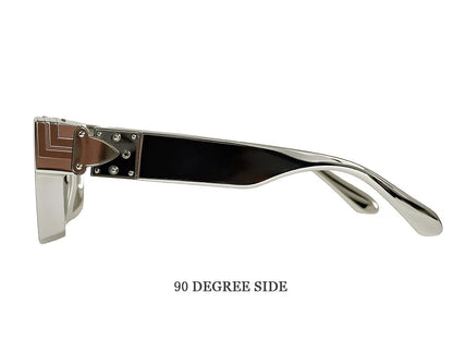 Brand Design Square Sunglass Men Vintage Retro Millionaire Sunglasses Women Thick Frame Fashion Glasses Dropshipping Gafas De So