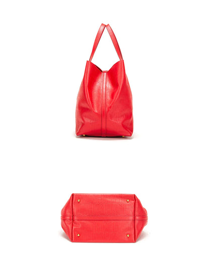 Classic Retro Fashion Simple Hundred Casual Exquisite Solid Color Elegant Large Capacity Ladies Handbag