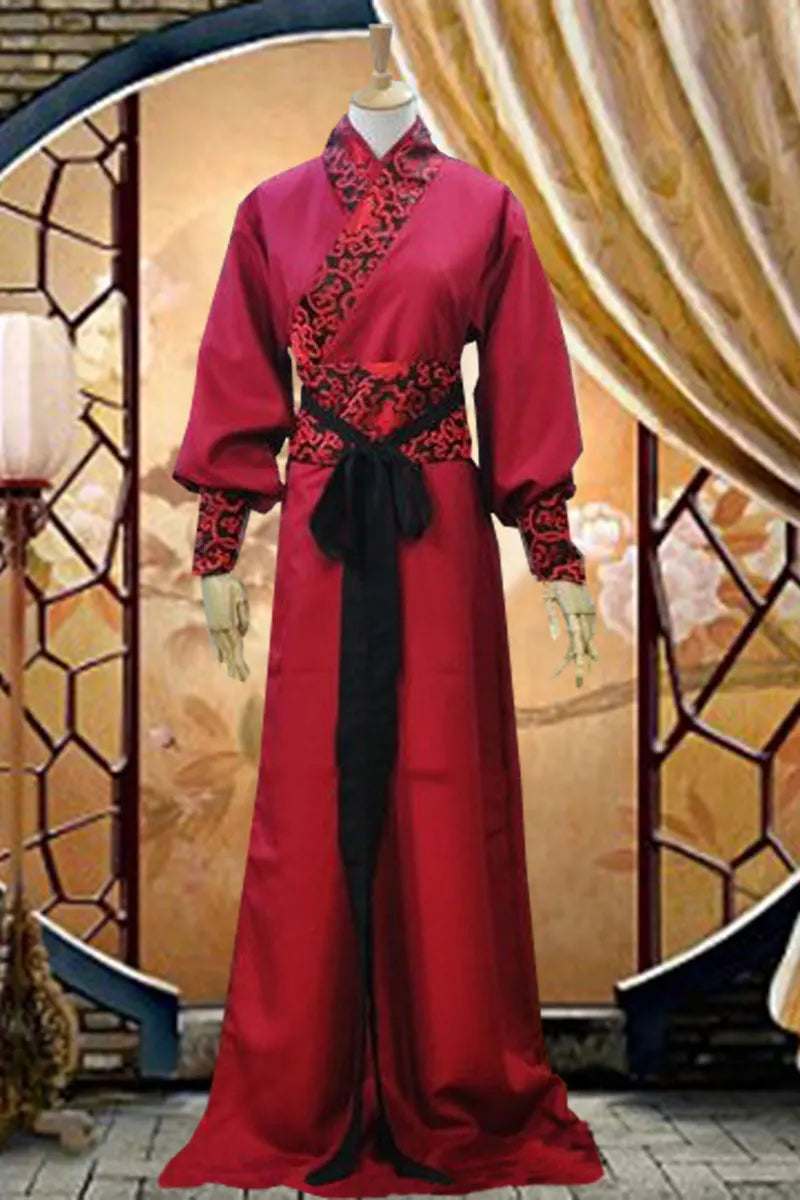 Traditional Chinese Ancient Tang Costume Stage Performance aduation Photoaphy Class orm Men's Women's Hanfu Xiake Boo...