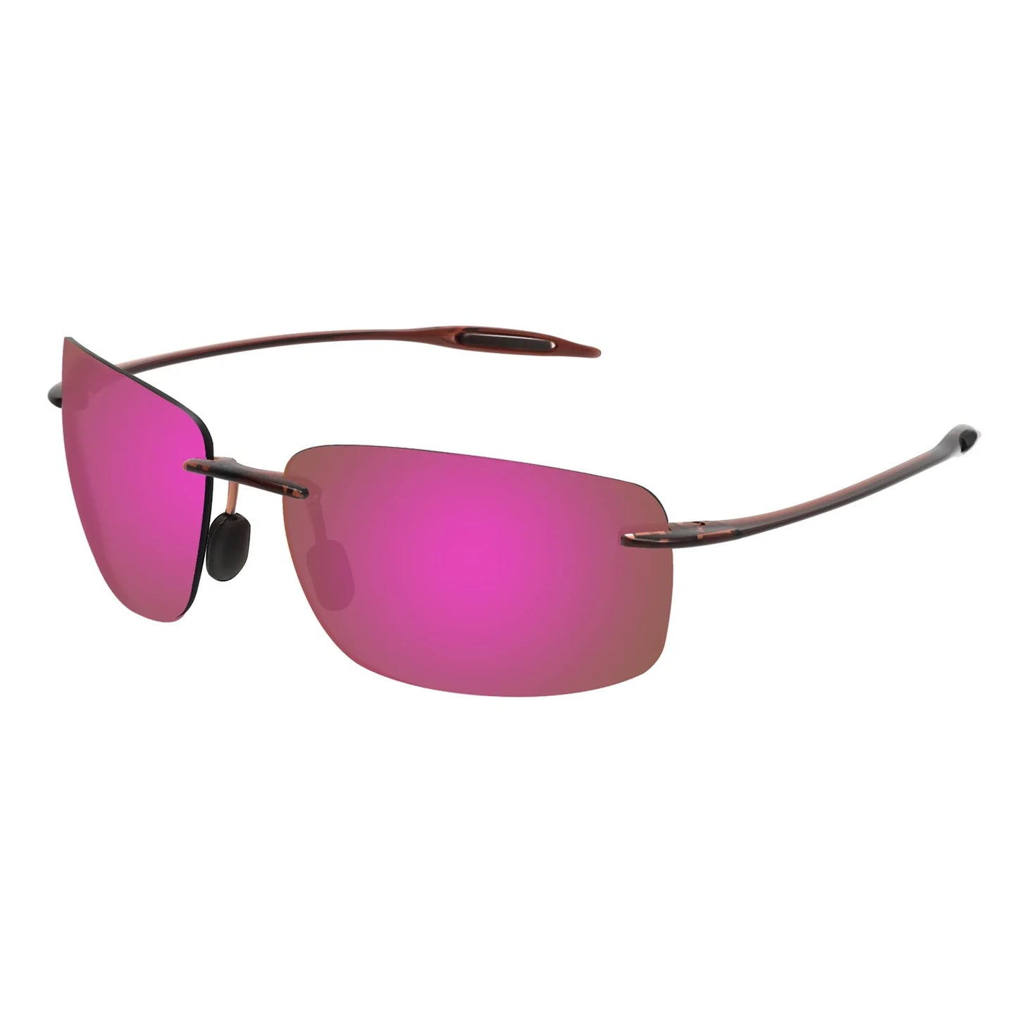 Sports Sunglasses for Men Women Tr90 Rimless Frame for Running Fishing Golf Driving MJ8009