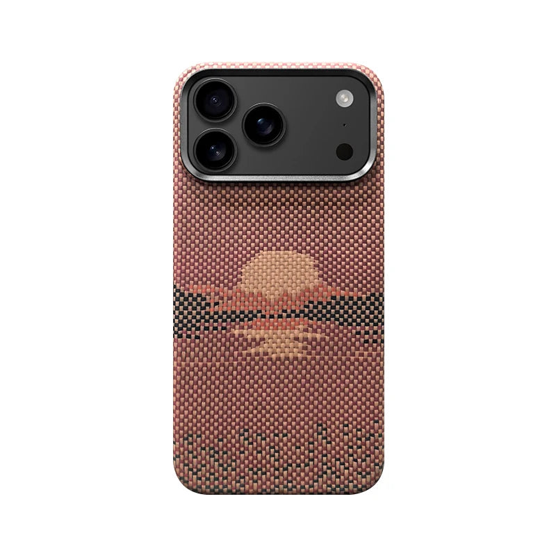 Ultra Slim Real Aramid Kevlar Carbon Fiber Business Case For IPhone 17 Air Pro Max Magnetic Charging Shockproof Protective Cover