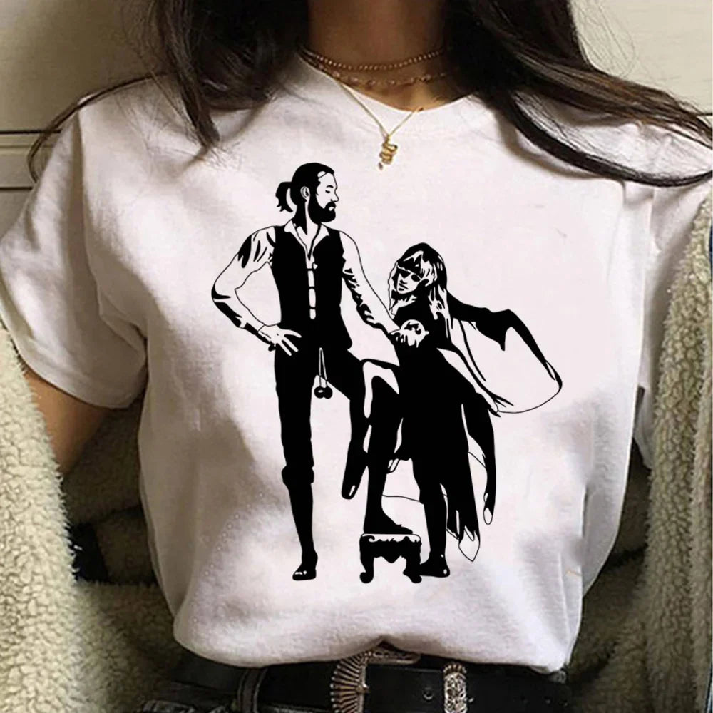 Rumours Fleetwood Mac top women Y2K harajuku anime t shirt female harajuku clothing
