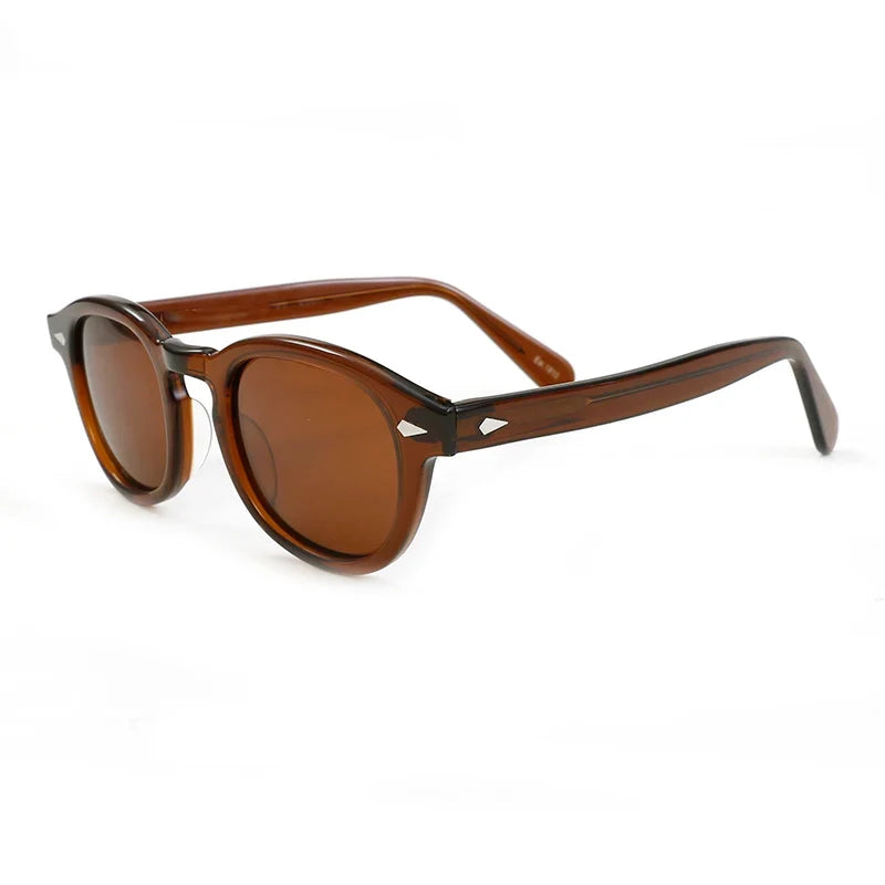 Polarized Sunglasses Men Women UV400 Acetate Frame Johnny Depp Lemtosh Style Sun Glasses Brand Retro For Male Eyeglasses