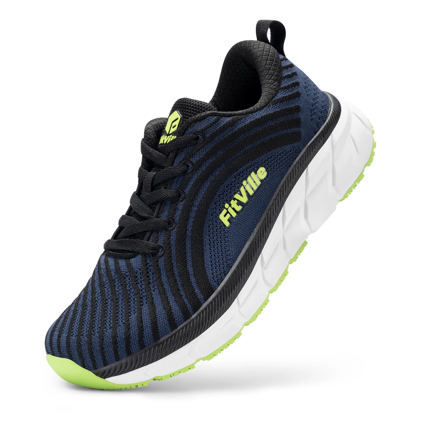 Wide Toe Box Shoes for Men Cushioned Well Extra Wide Width Shoes Non Slip Wide Lightweight Breathable Running Shoes