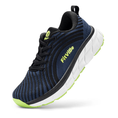 Wide Toe Box Shoes for Men Cushioned Well Extra Wide Width Shoes Non Slip Wide Lightweight Breathable Running Shoes